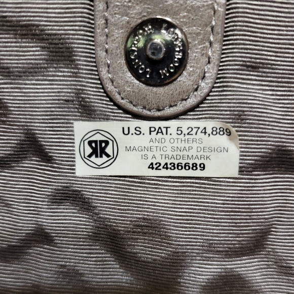 BCBGMAXAZRIA Leather Chain Strap Crossbody bag with Studs Brown Small - Picture 5 of 8